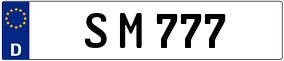 Truck License Plate